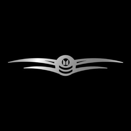 Isuzu Ön Logo Etrafı Kromu (Çift Kanatlı Model) Isuzu kamyon aksesuarı paslanmaz krom ön logo aksesuarı Alkotek Krom