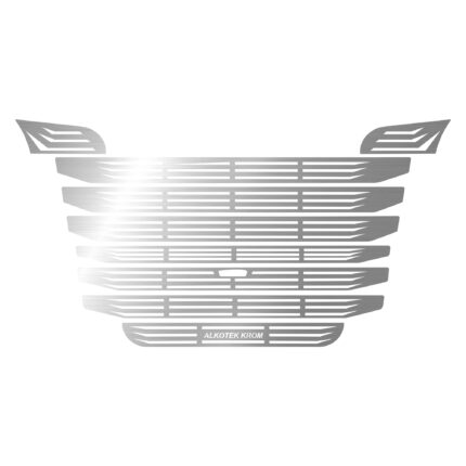Scania G420 Çizgili Panjur Kromu 2010-2013 Scania tır aksesuarı paslanmaz krom dış aksesuar Alkotek Krom
