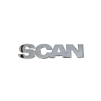 Scania Göğüs Yazı Kromu Baskılı Scania tır aksesuarı paslanmaz krom dış aksesuar Alkotek Krom