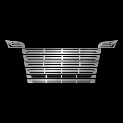 Scania R Serisi Çizgili Panjur Kromu 2004-2009 Scania tır aksesuarı paslanmaz krom dış aksesuar Alkotek Krom