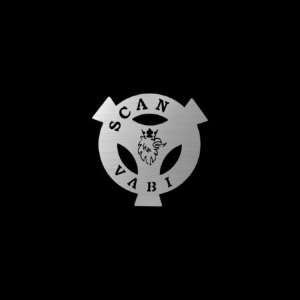 Scania Vabis Logo Kromu 25 cm Scania tır aksesuarı paslanmaz krom dış aksesuar Alkotek Krom
