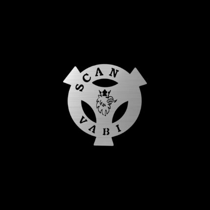 Scania Vabis Logo Kromu 30 cm Scania tır aksesuarı paslanmaz krom dış aksesuar Alkotek Krom