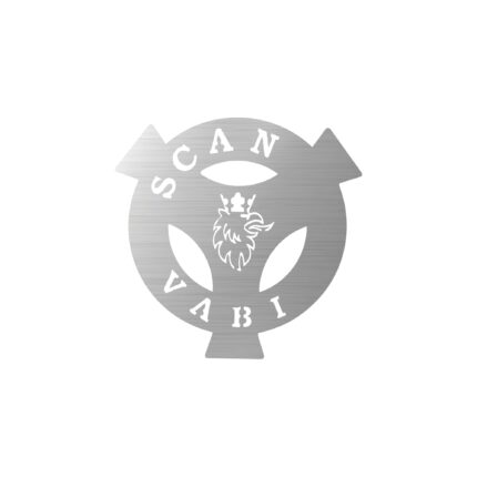 Scania Vabis Logo Kromu 30 cm Scania tır aksesuarı paslanmaz krom dış aksesuar Alkotek Krom